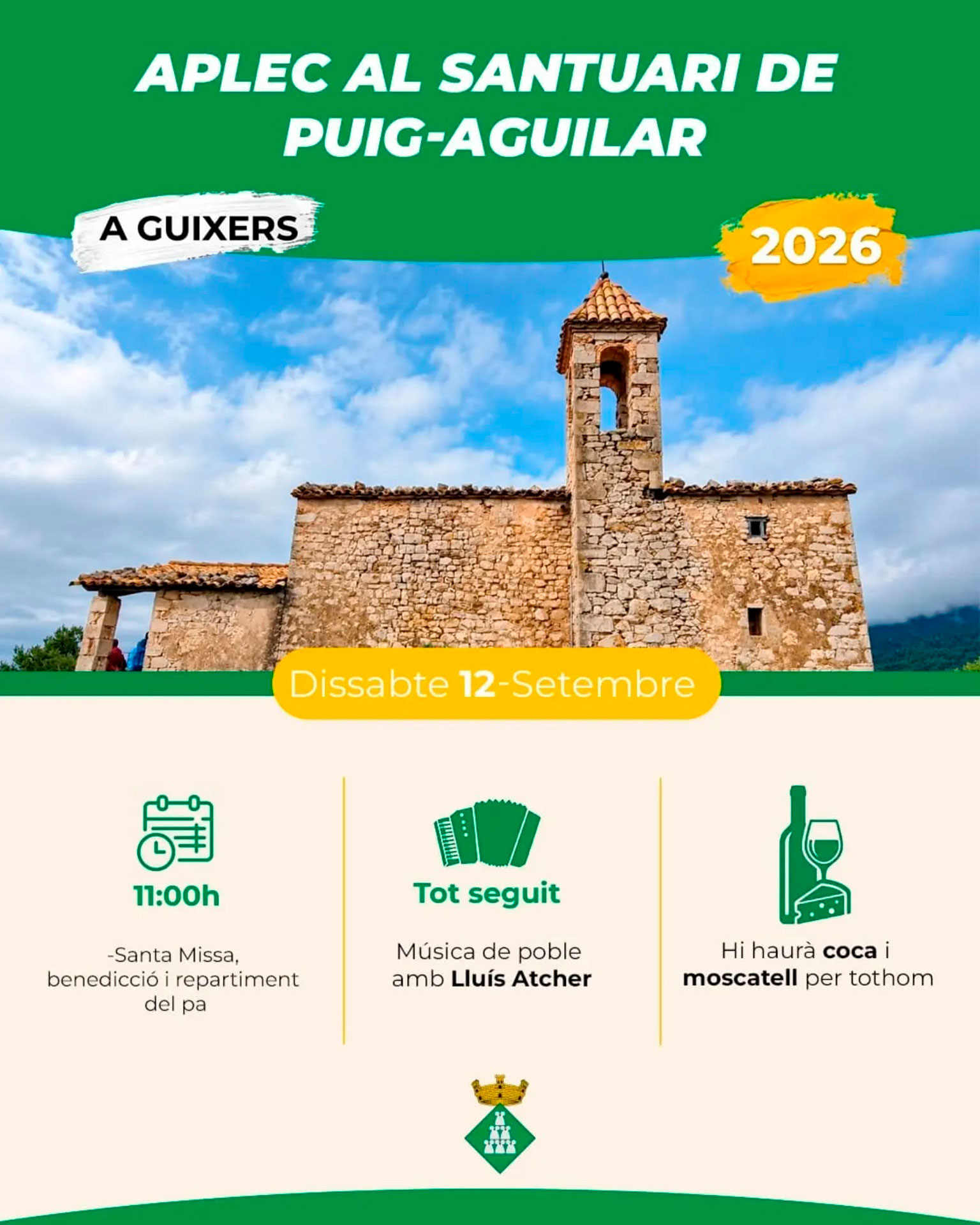 Aplec al Santuari de Puig-Aguilar 2026 - Guixers