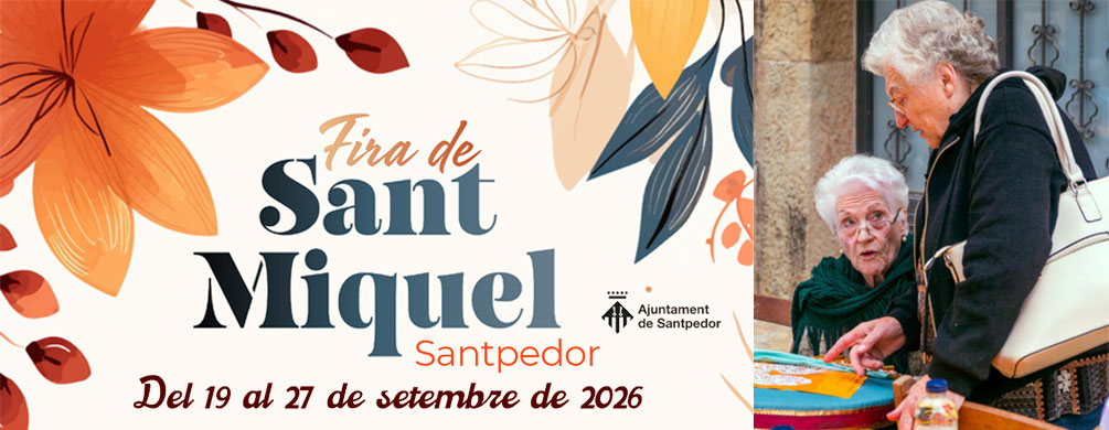 Banner de Santpedor - Fira de Sant Miquel 2026