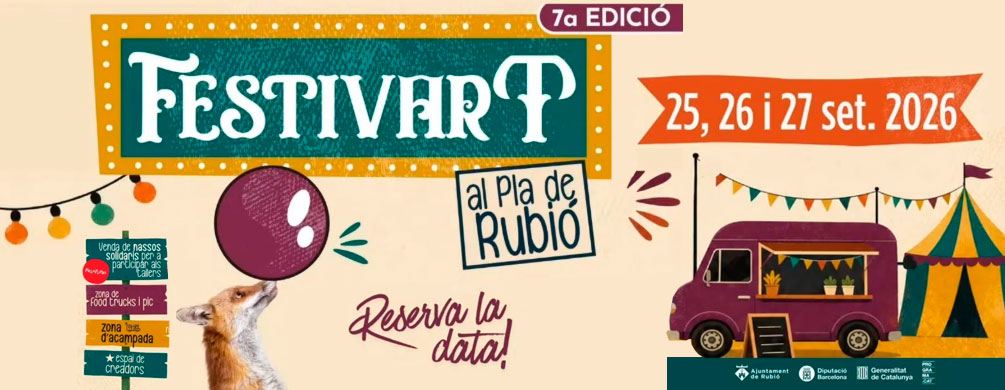 Banner de Rubió - Festivart 2026