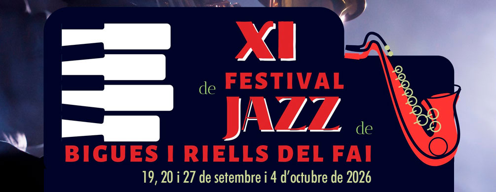 Banner de Bigues i Riells del Fai - Festival de Jazz 2026
