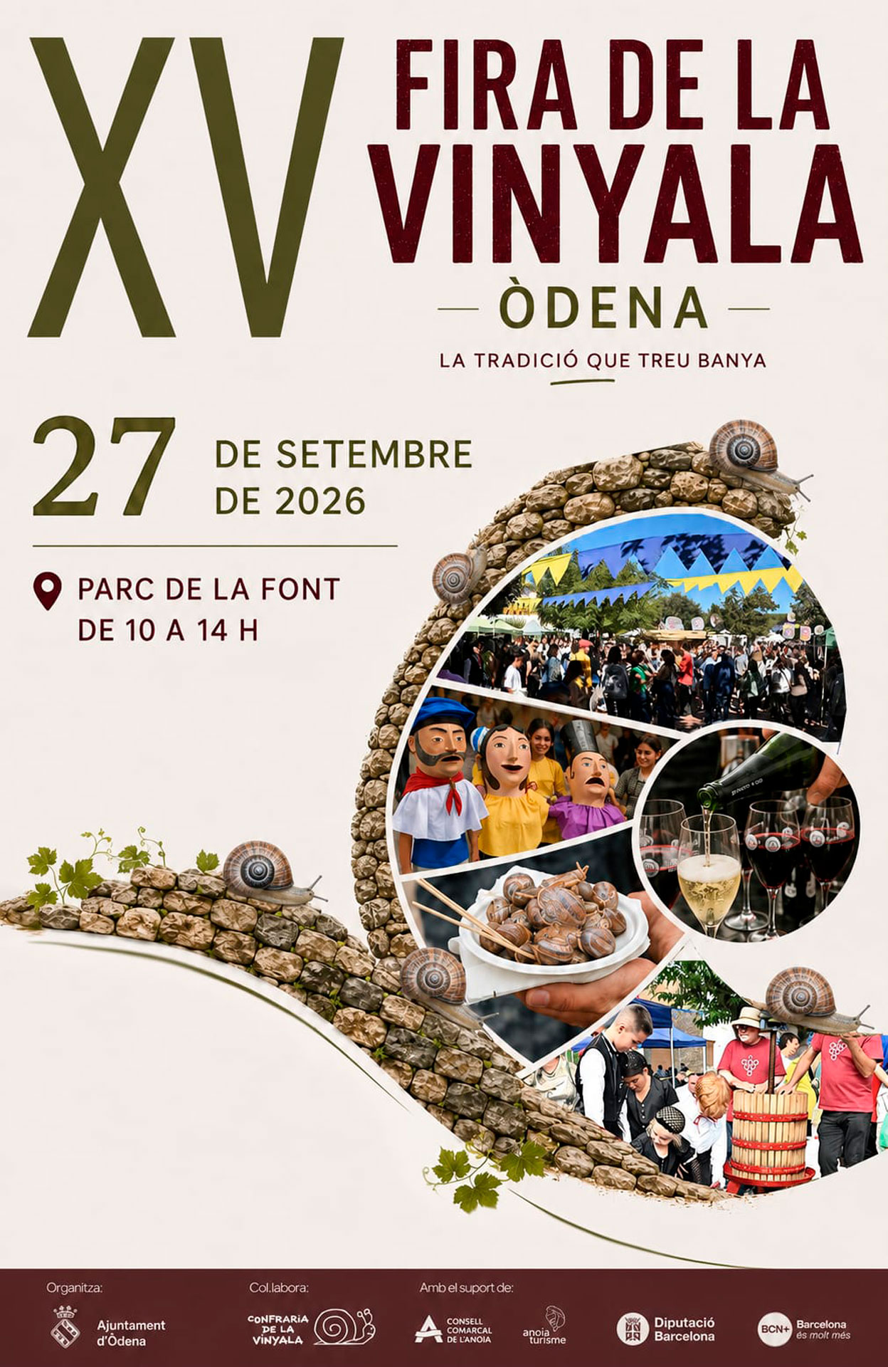 Fira de la Vinyala, la Fira del Cargol de Vinya 2026 - Òdena