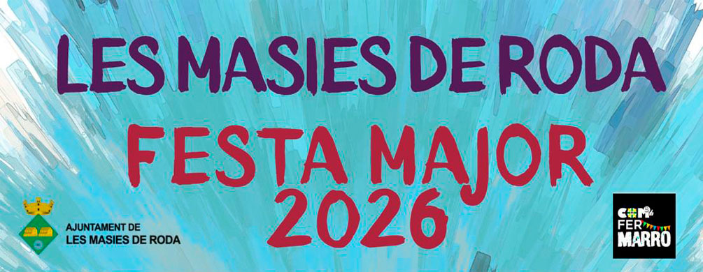 Banner de Les Masies de Roda - Festa Major 2026