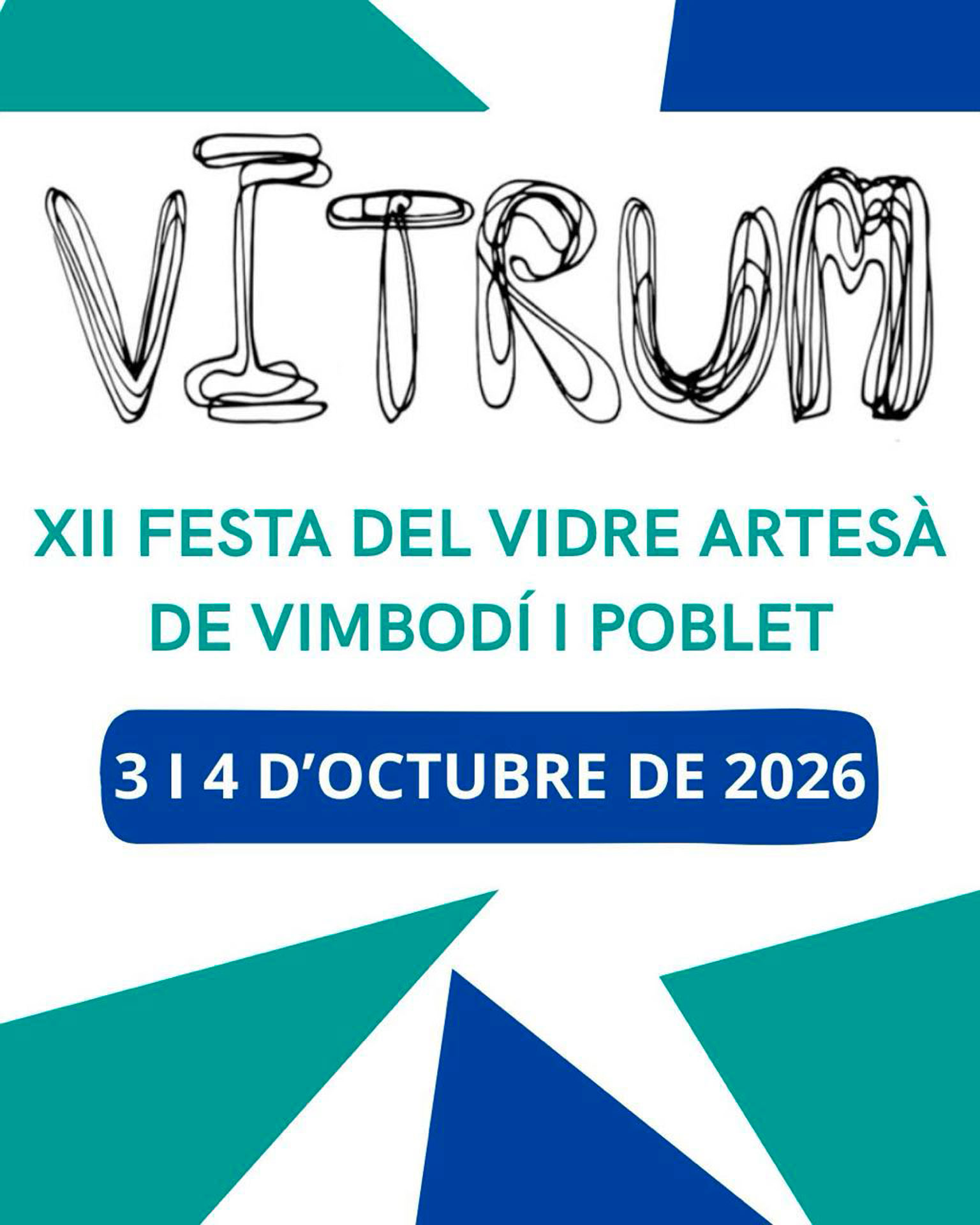 Vitrum, Festa del Vidre Artesà 2026 - Vimbodí i Poblet