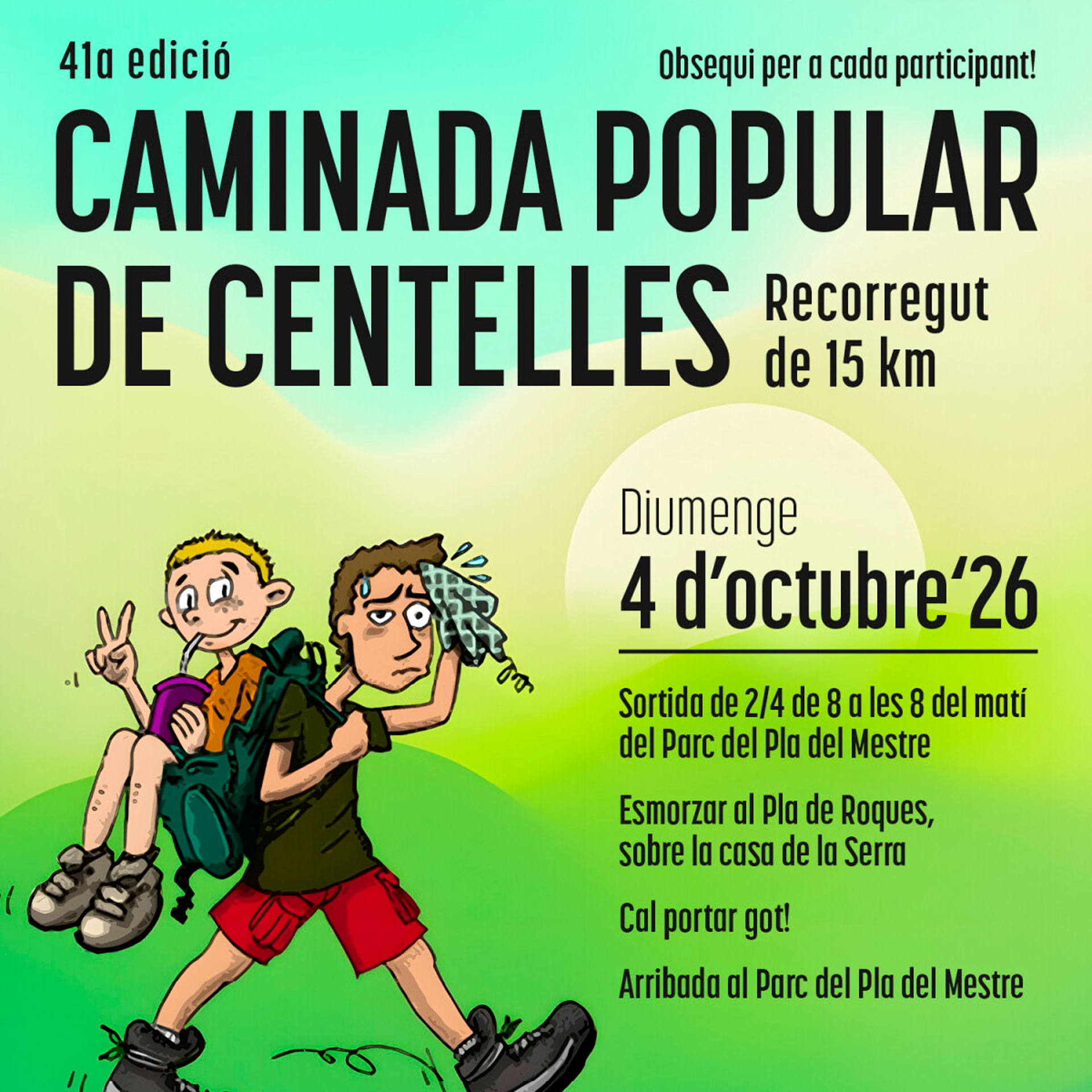 Caminada popular a Centelles