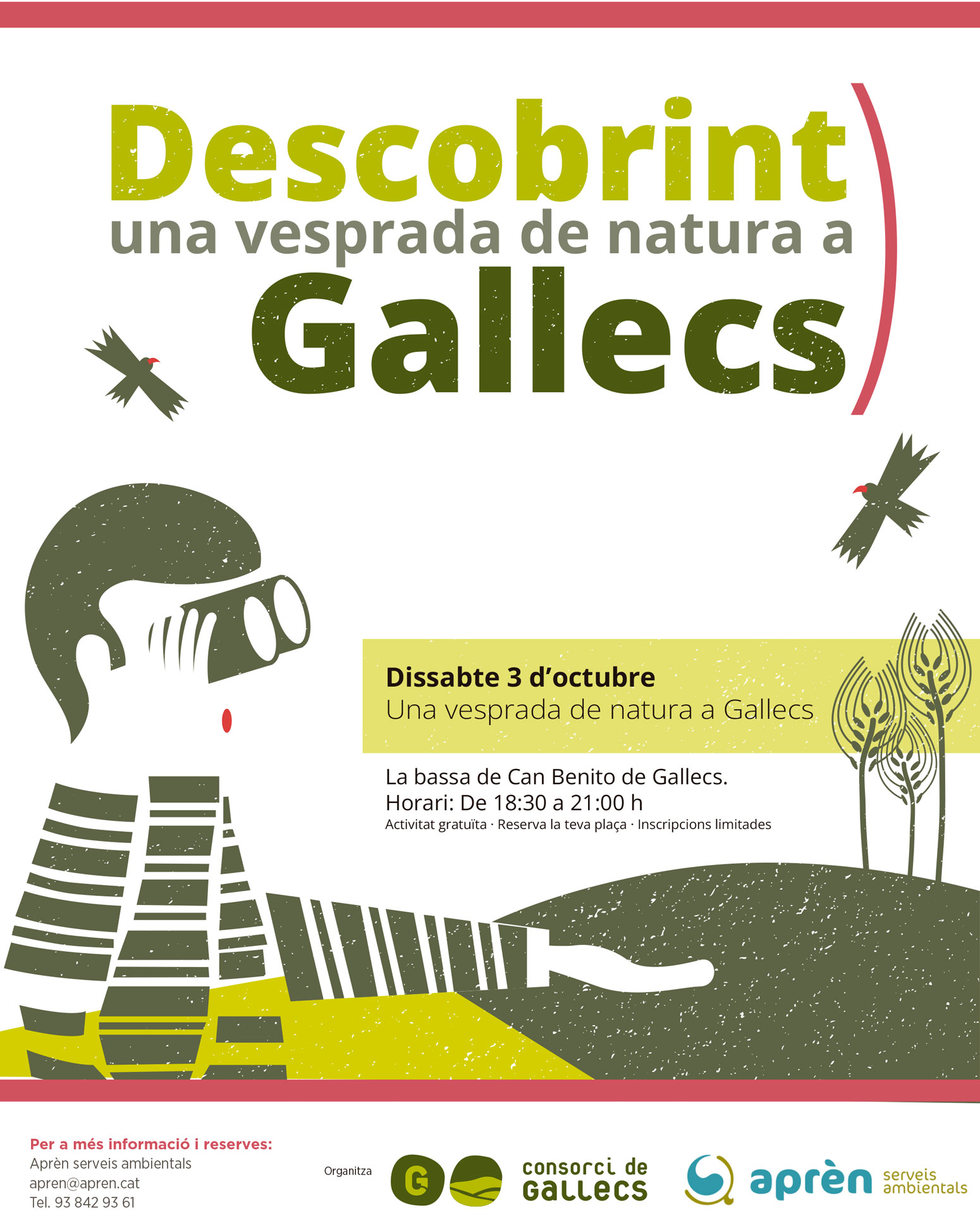 Descobrint una vesprada de natura a Gallecs 2026 - Mollet del Vallès