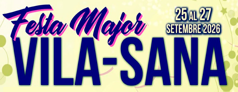 Banner de Vila-sana - Festa Major 2026