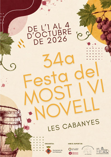 Les Cabanyes - Festa del Most i Vi Novell 2026