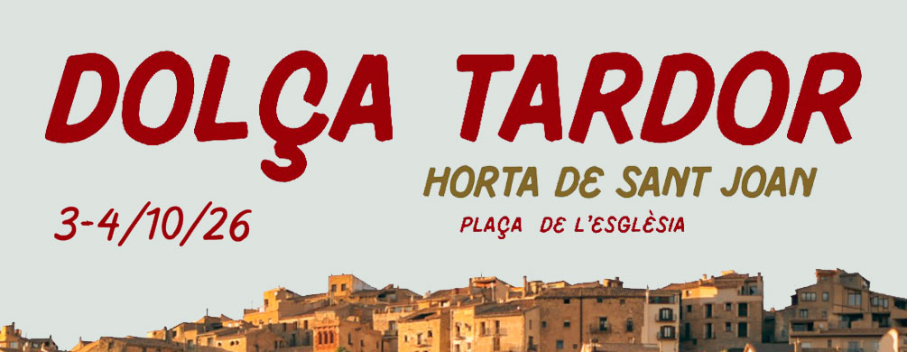 Banner de Horta de Sant Joan - Fira Dolça Tardor 2026