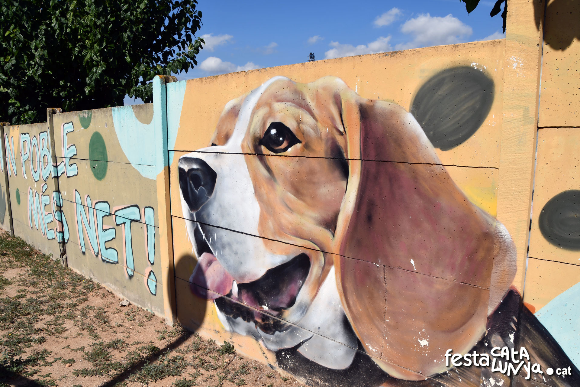 Mural Pipican, per un poble més net a Bellvei