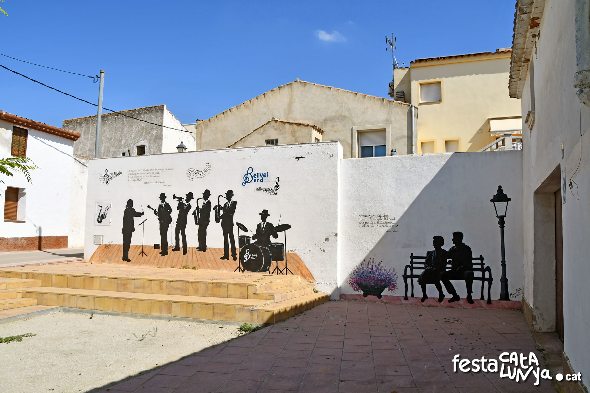 Bellvei - Colors i versos als carrers de Bellvei (Mural Bellvei Band)