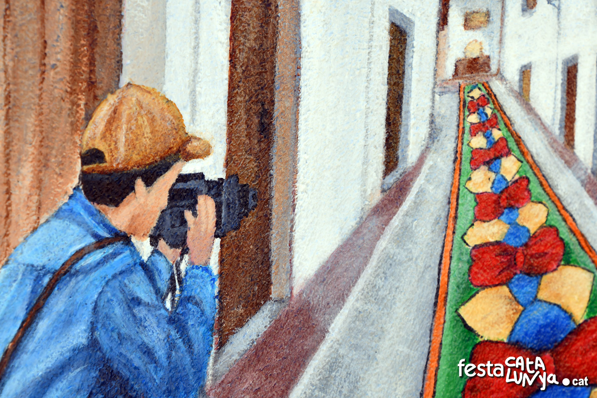 Bellvei - Mural Catifes de Corpus a Bellvei