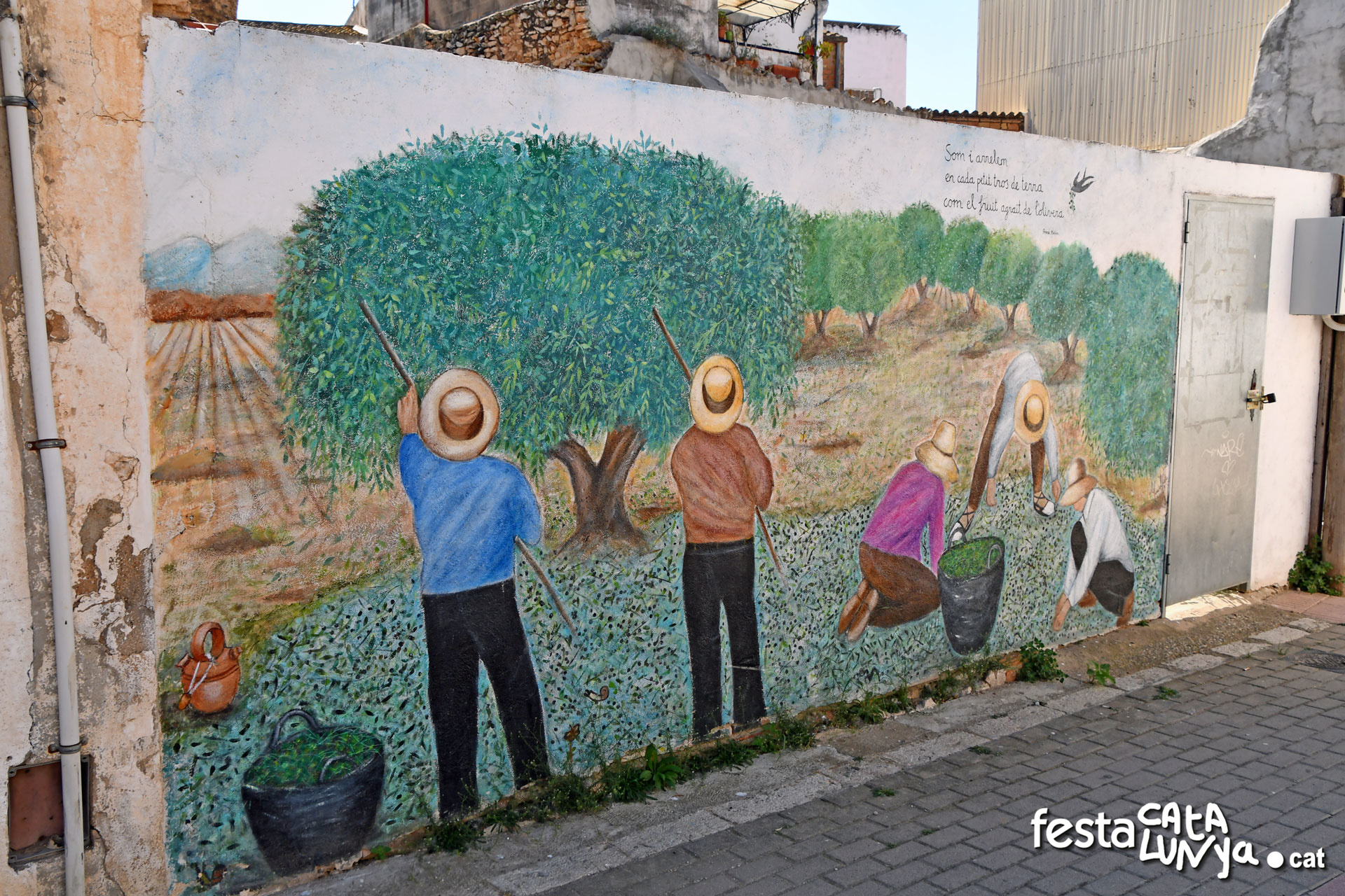 Bellvei - Mural Collint Olives a Bellvei