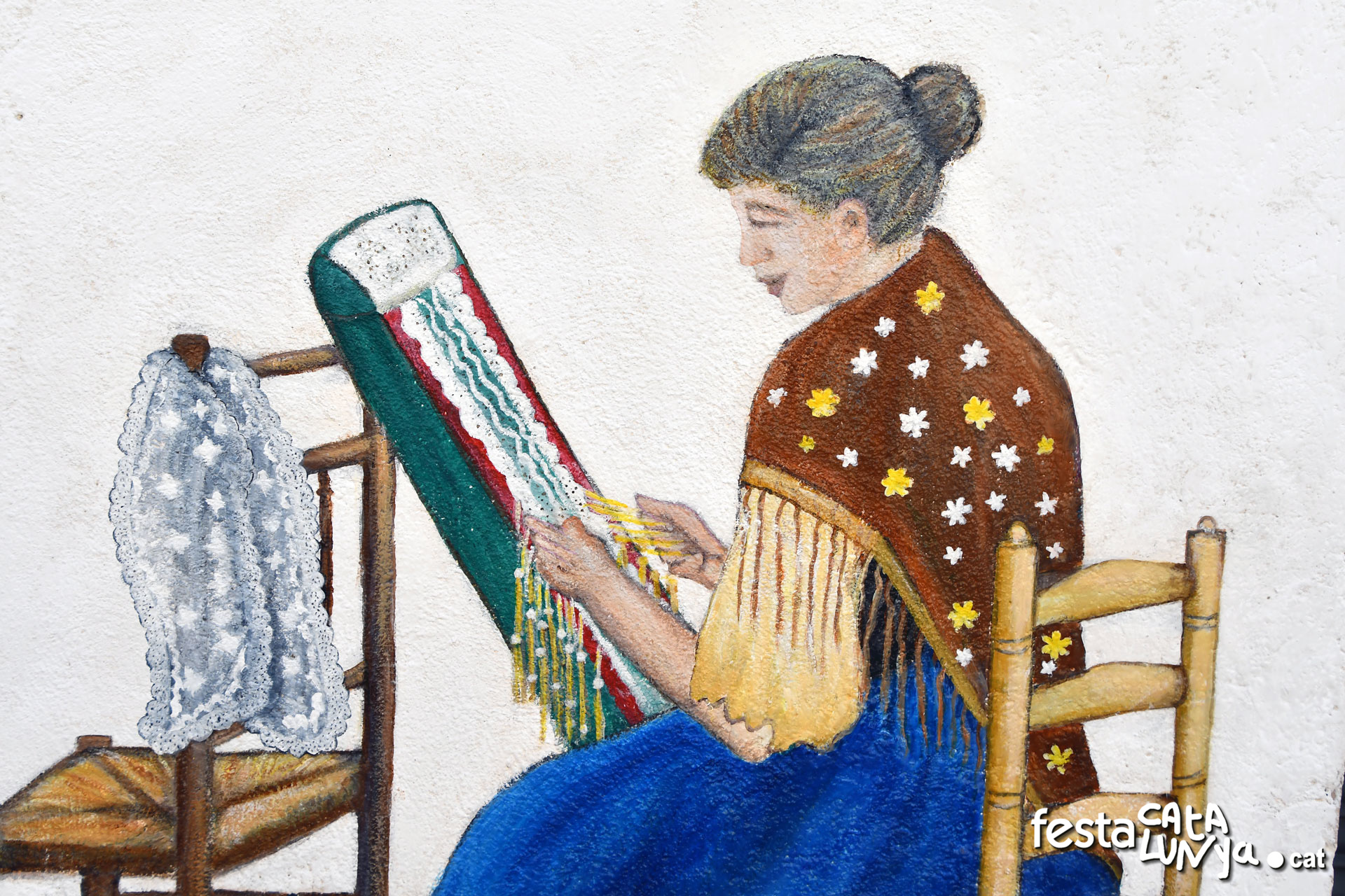 Mural de les Gorres de Cop i les Puntes de Coixí a Bellvei
