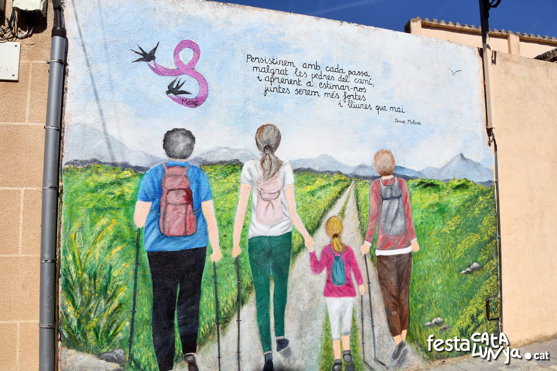 Mural Dones a Bellvei