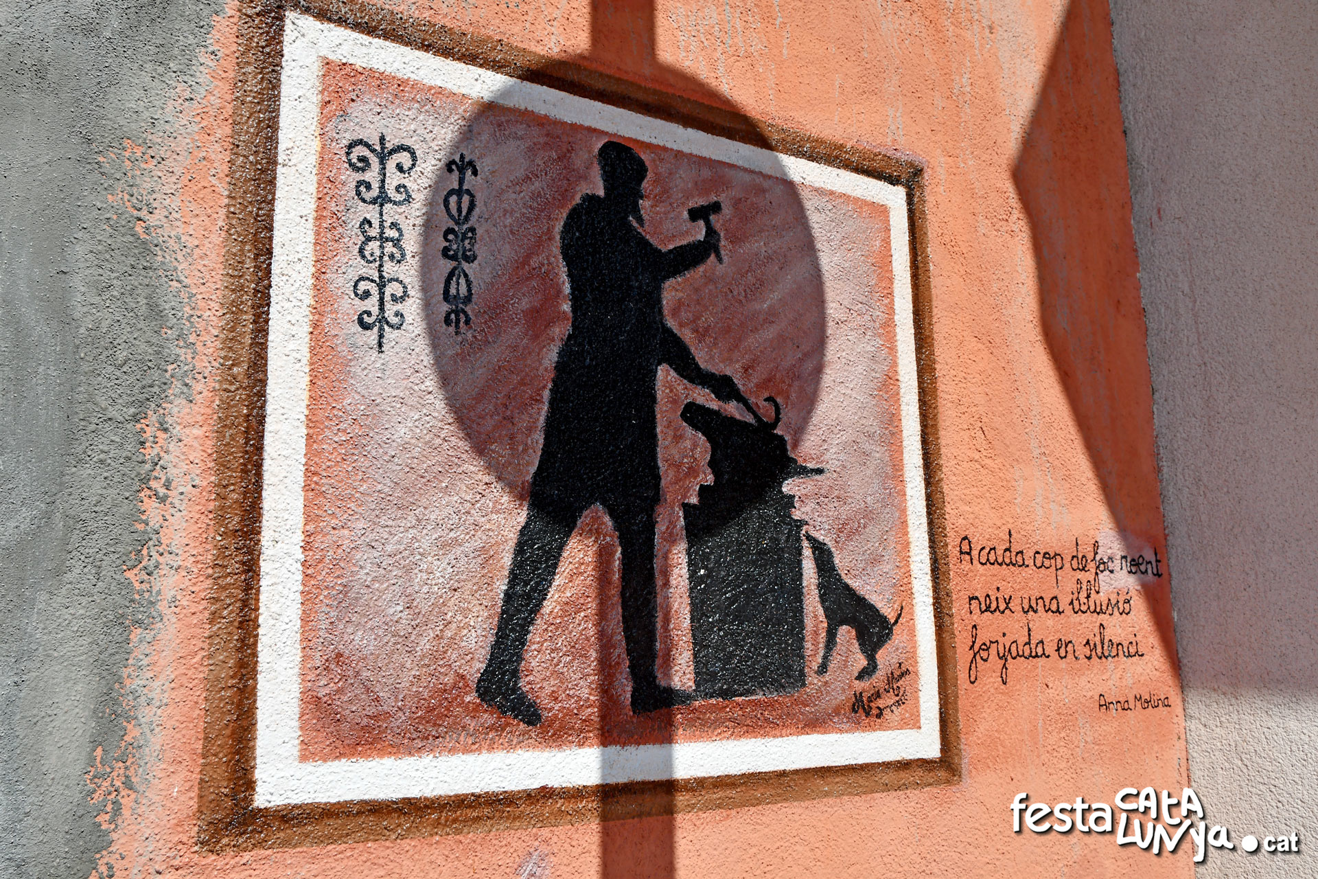 Mural El Ferrer a Bellvei