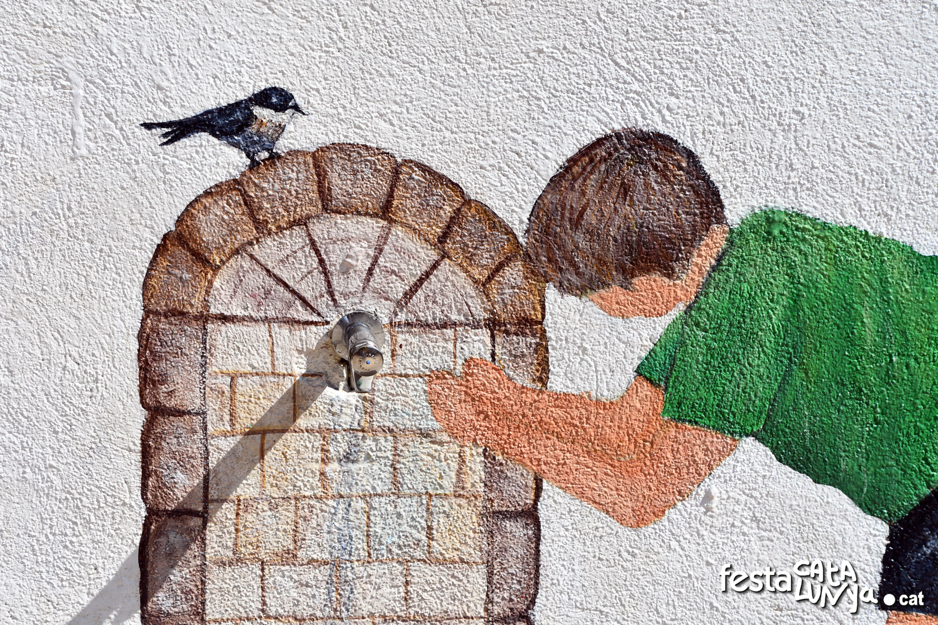Mural El Gos a Bellvei