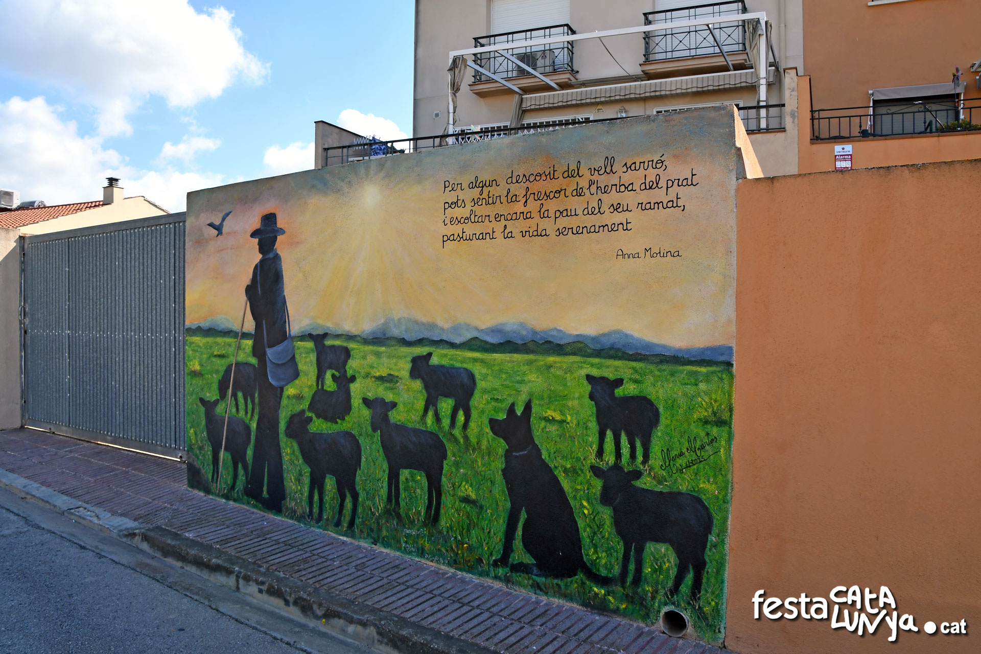 Bellvei - Mural El Pastor a Bellvei