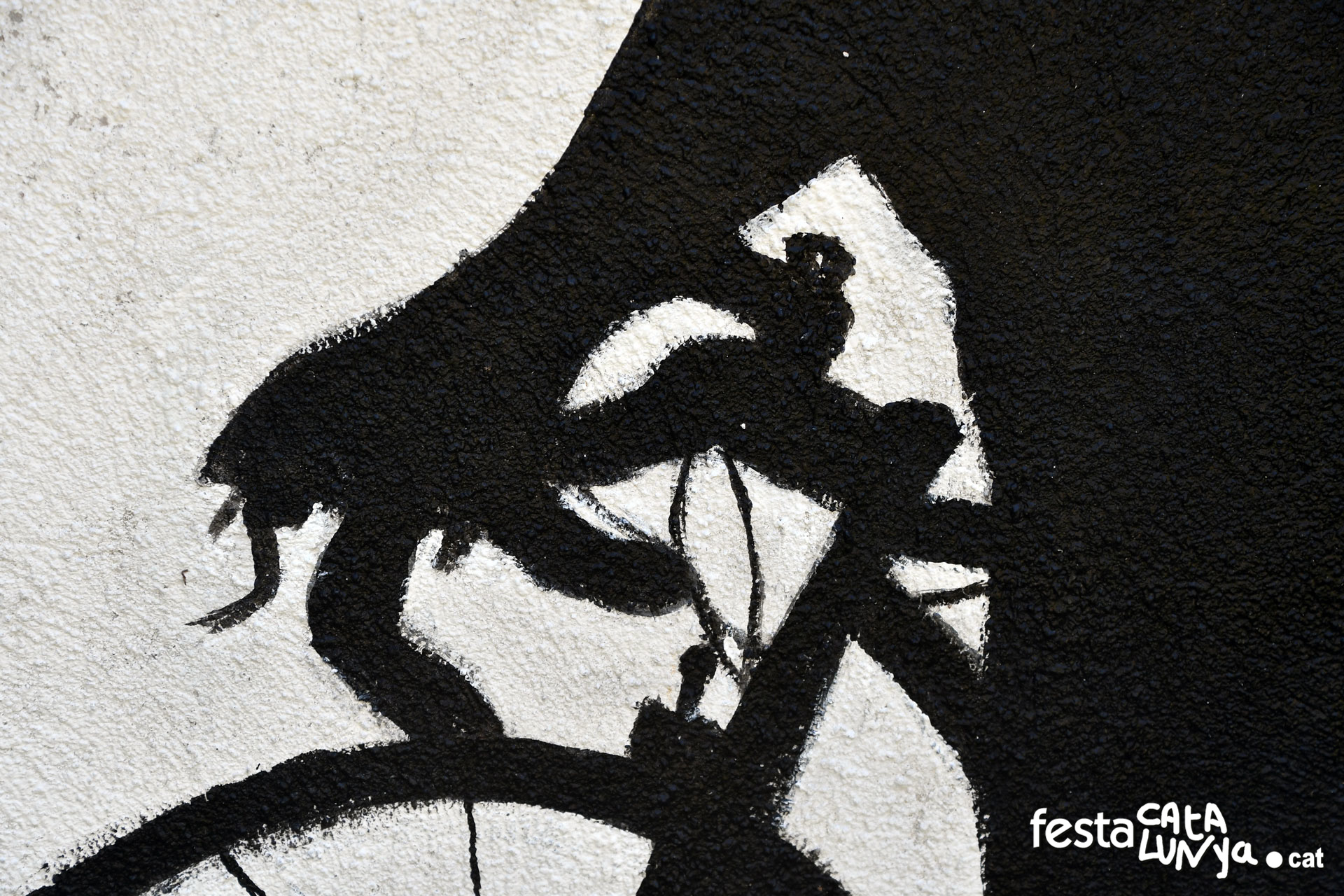 Mural Els Ciclistes a Bellvei