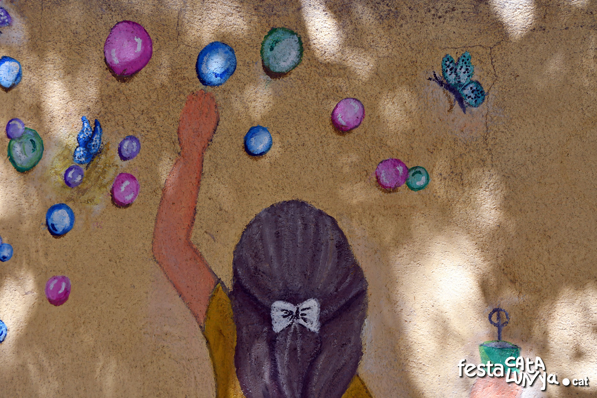 Mural Fer i Bufar Bombolles a Bellvei