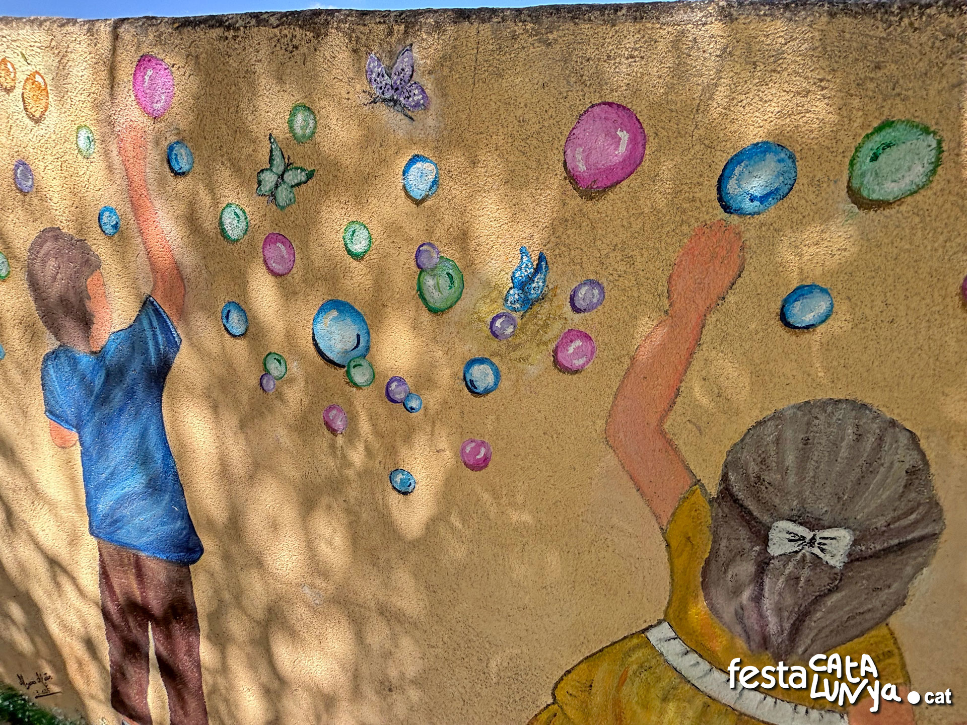 Bellvei - Mural Fer i Bufar Bombolles a Bellvei