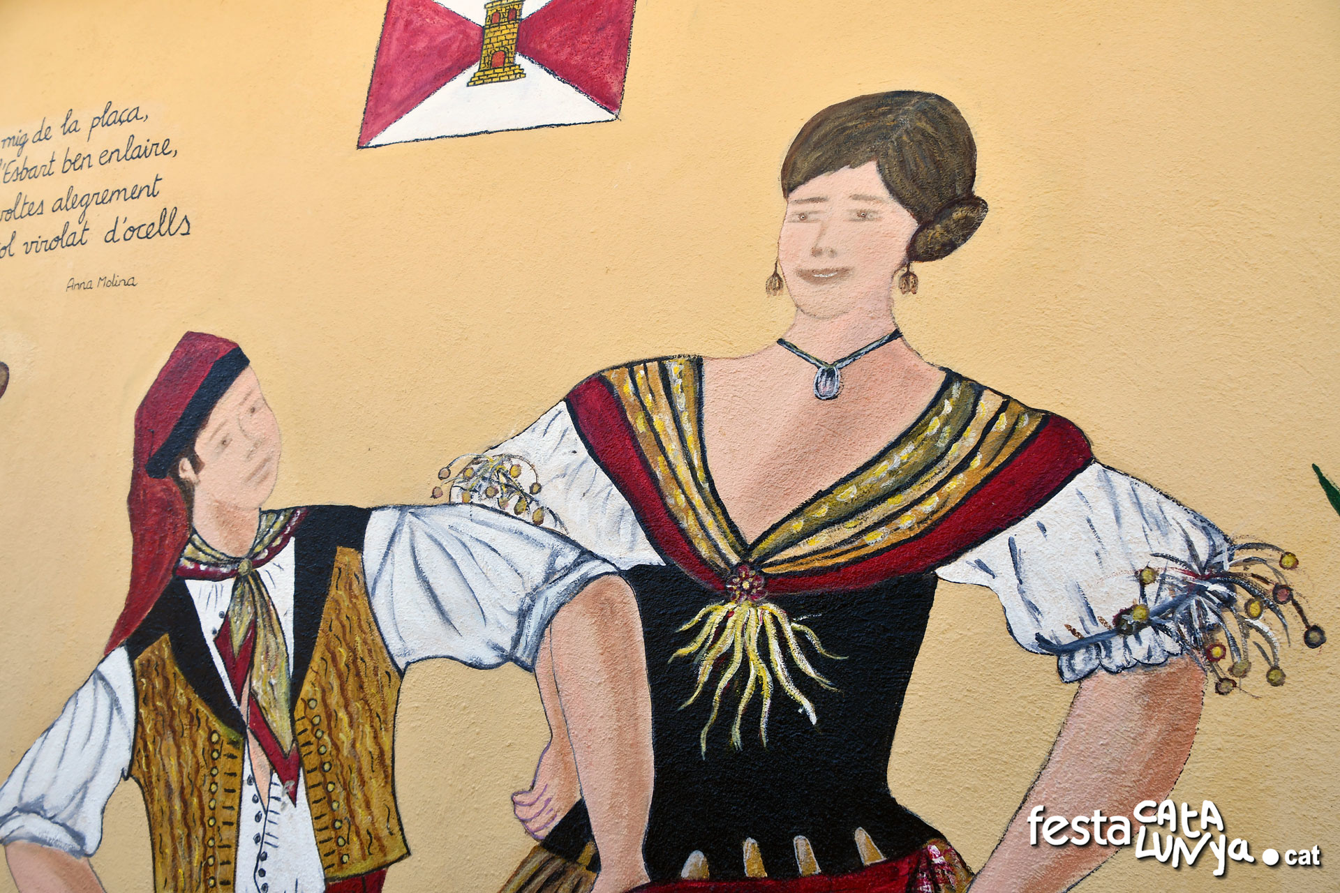Bellvei - Mural l'Esbart a Bellvei