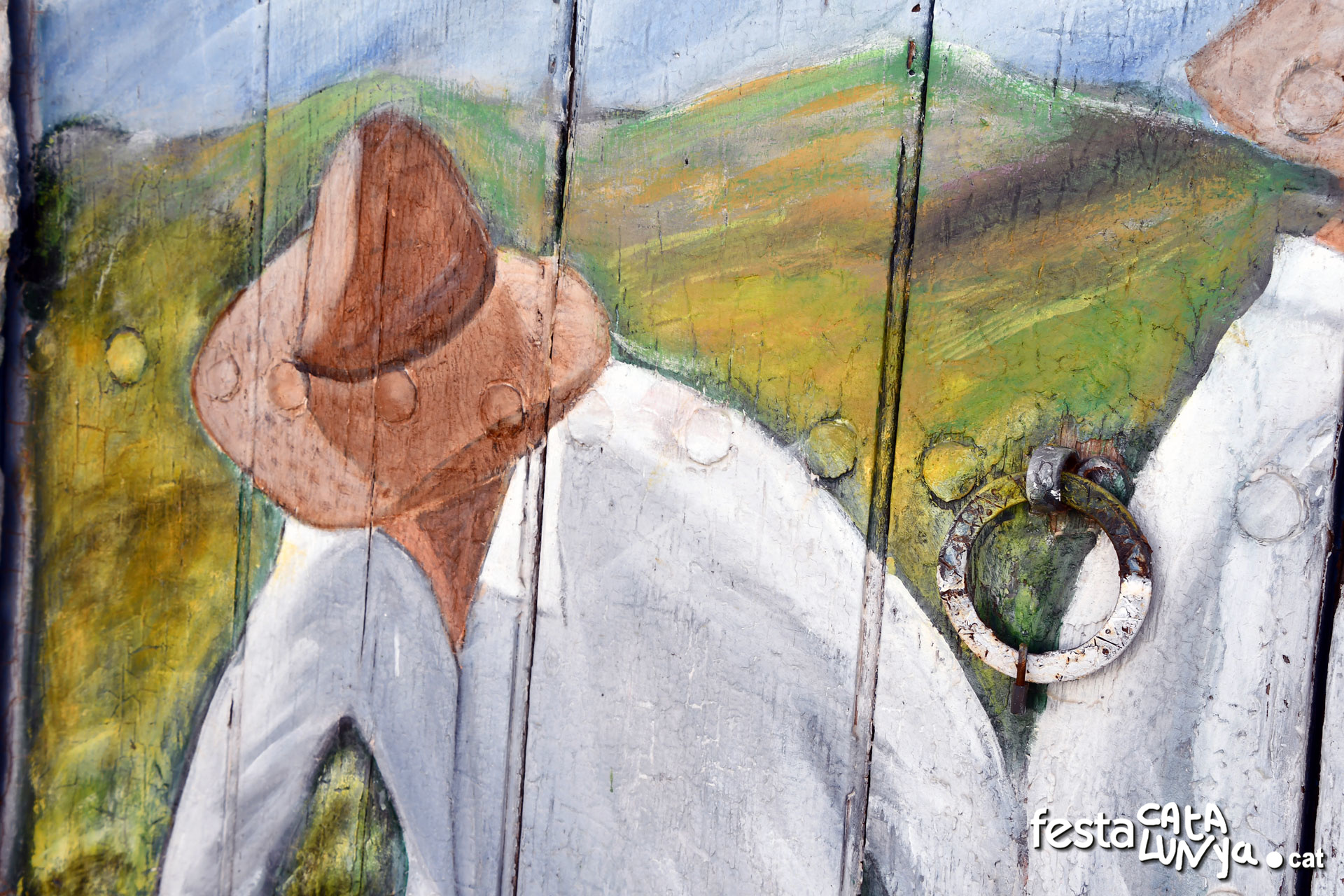 Mural La Sega a Bellvei