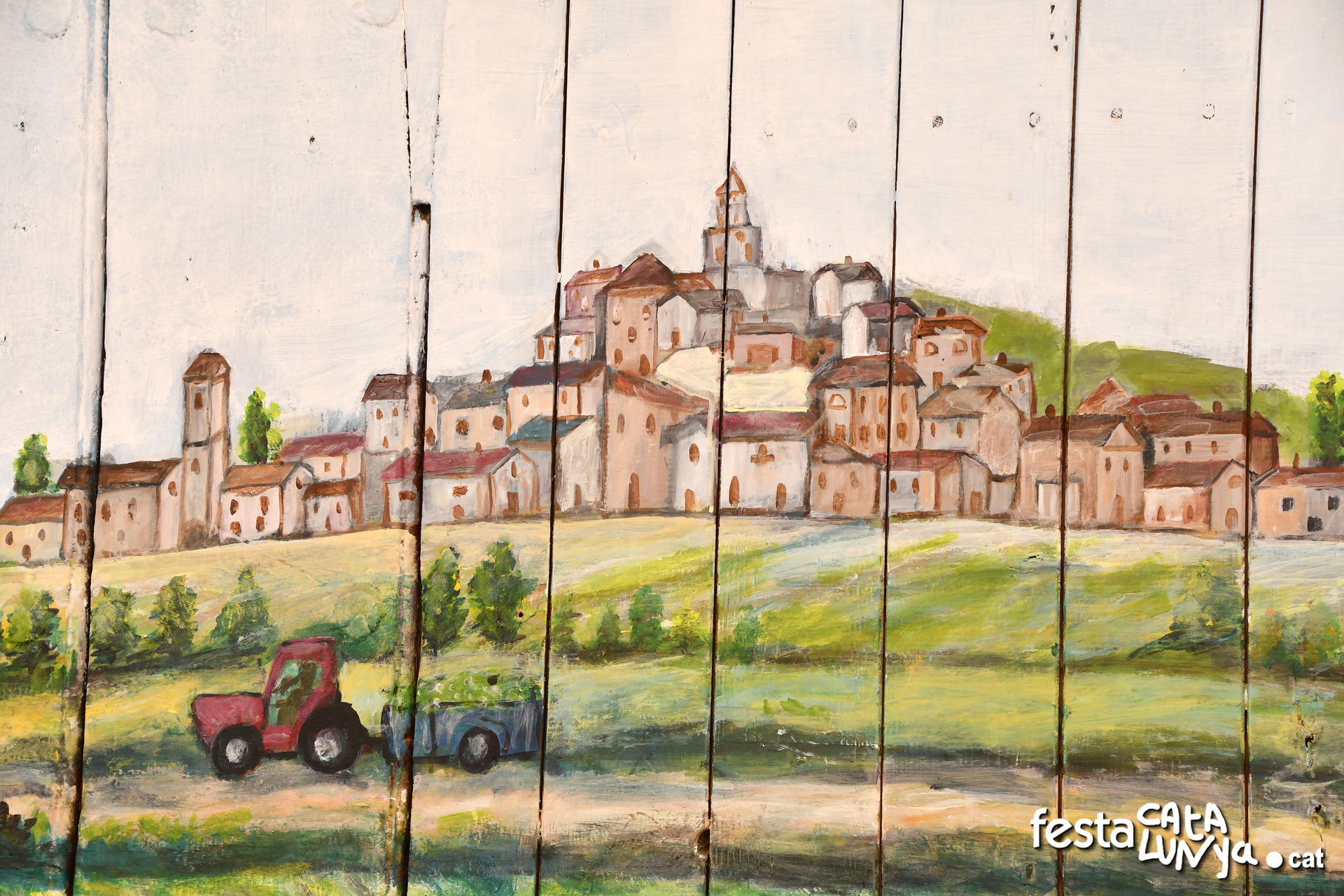 Bellvei - Mural La Verema a Bellvei