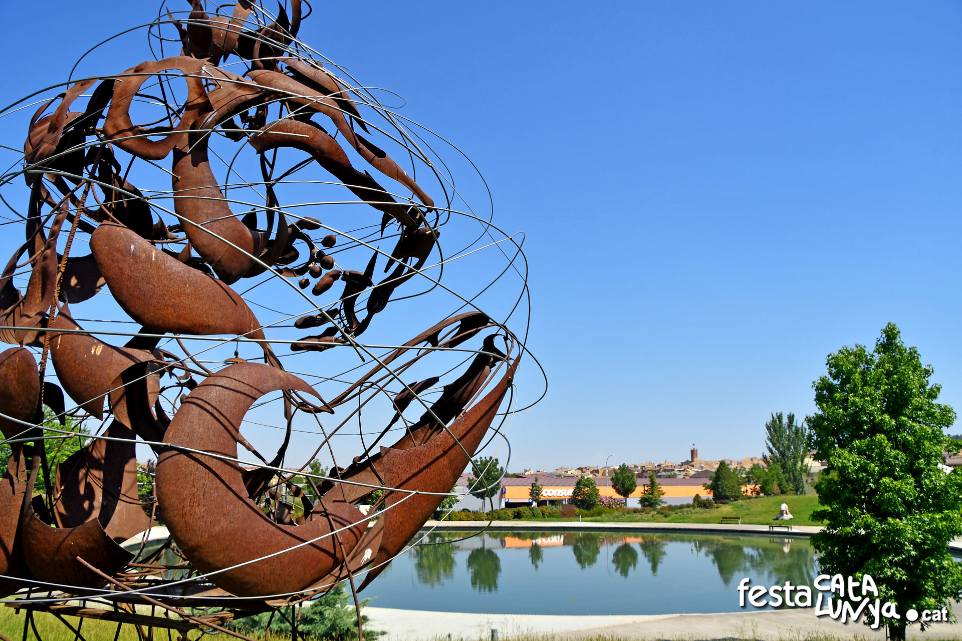 Supernova de Miguel Ángel González - Alma, Parc Escultòric al Parc Europa - Almacelles