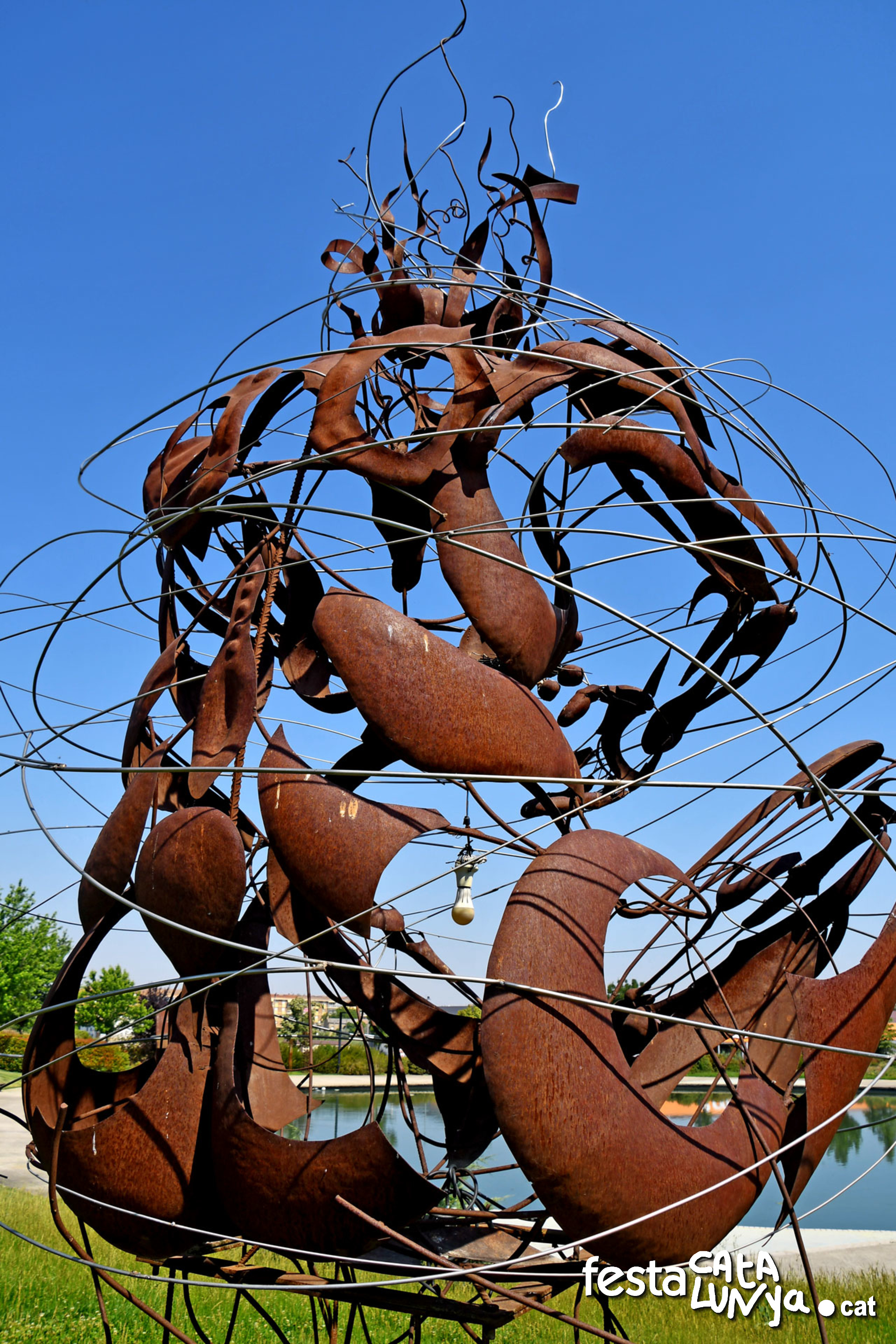 Supernova de Miguel Ángel González - Alma, Parc Escultòric al Parc Europa - Almacelles