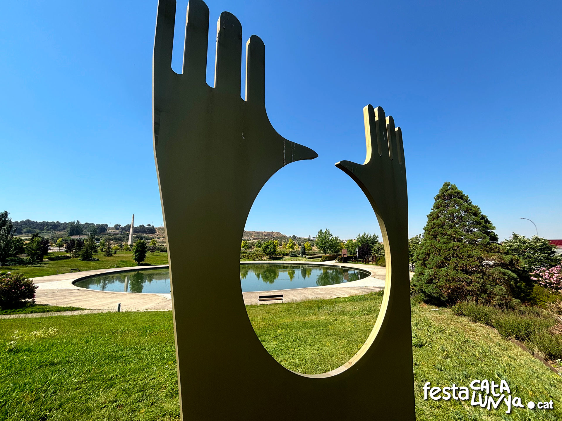Saludo al Sol de César Rodrigo - Alma, Parc Escultòric al Parc Europa - Almacelles