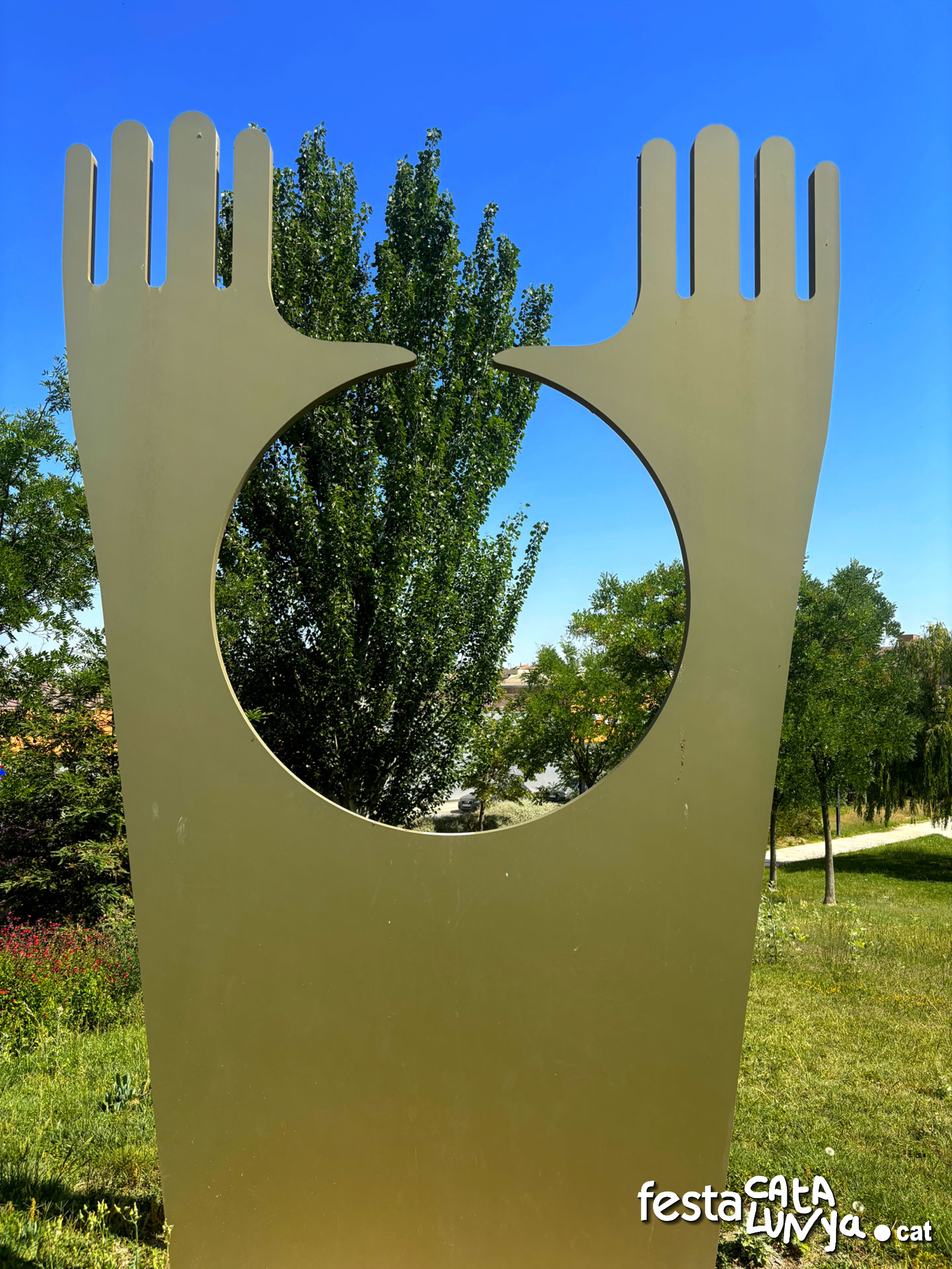 Saludo al Sol de César Rodrigo - Alma, Parc Escultòric al Parc Europa - Almacelles