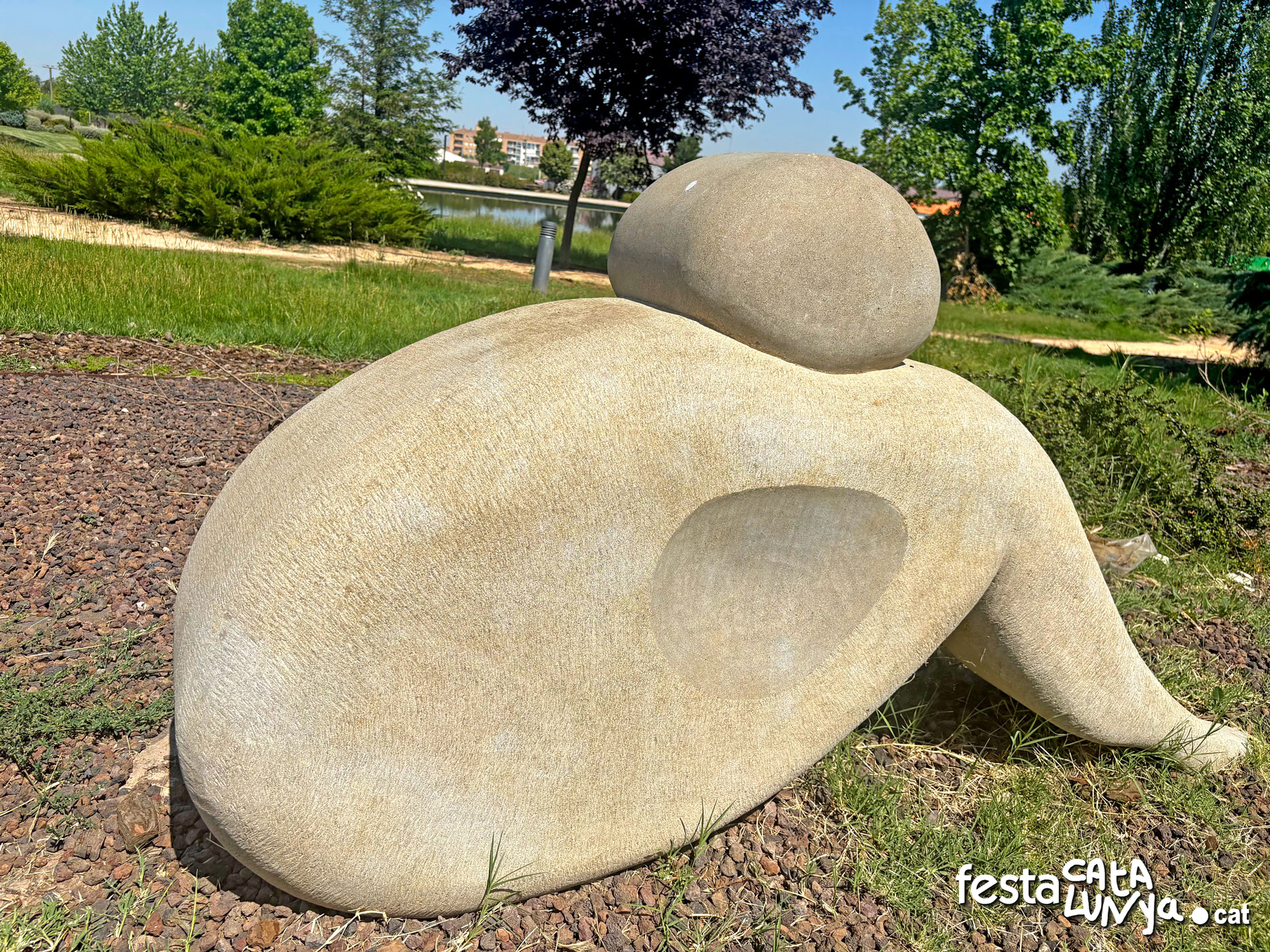 La Dona de Pedro Albejano - Alma, Parc Escultòric al Parc Europa - Almacelles