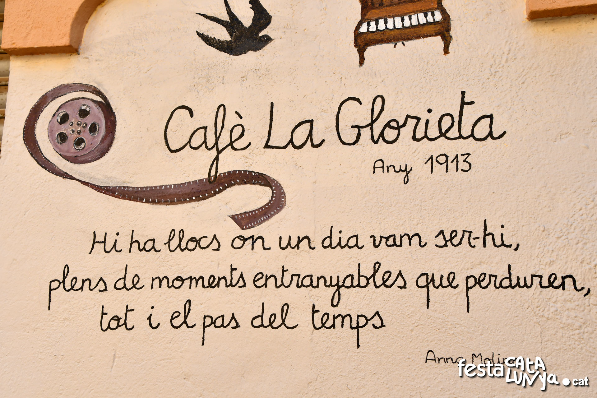 Mural Cafè de La Glorieta - Bellvei
