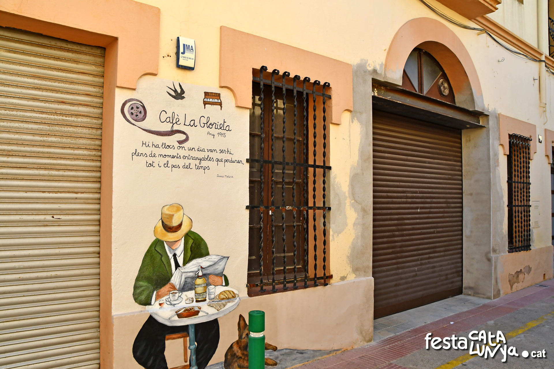 Mural Cafè de La Glorieta - Bellvei