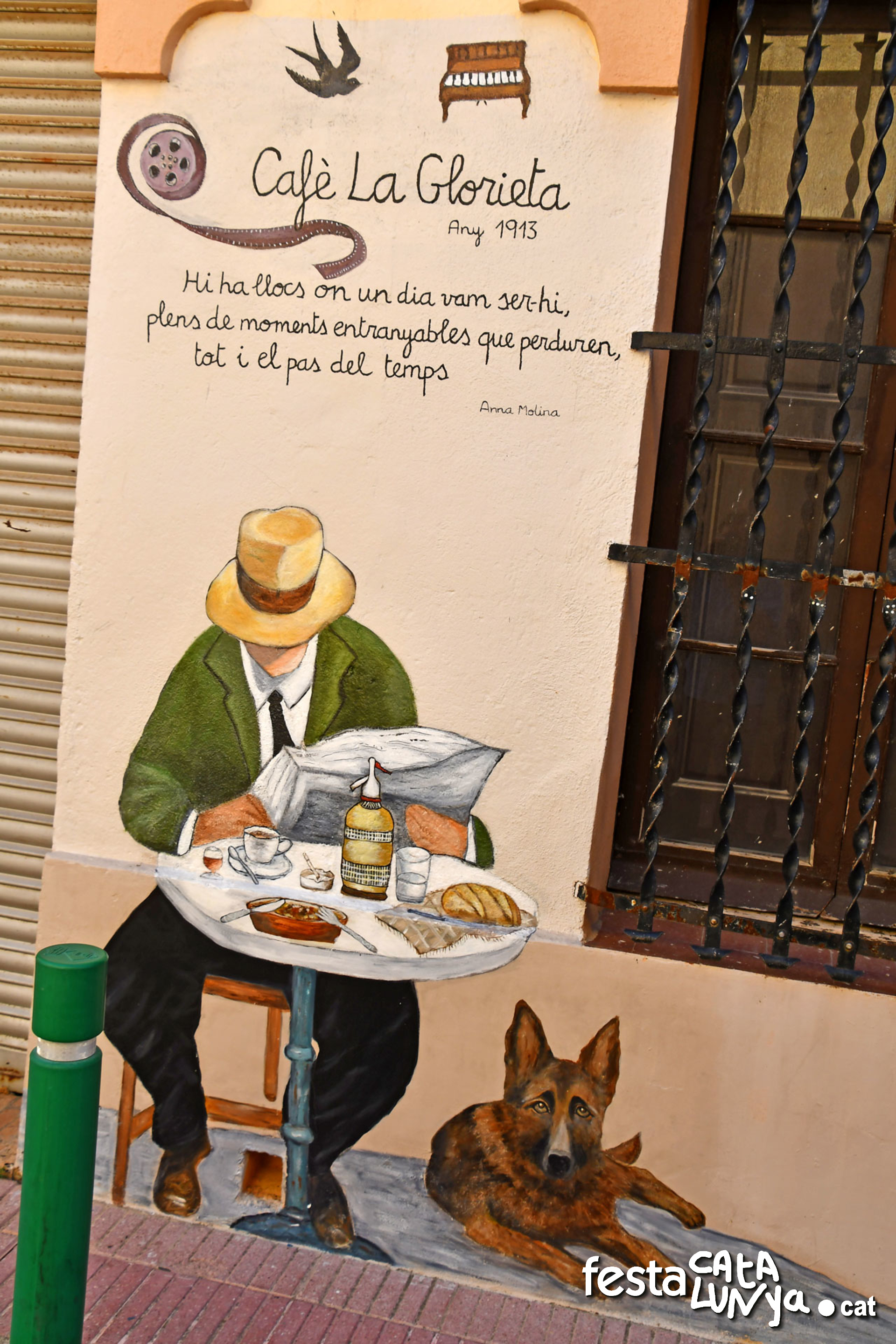 Mural Cafè de La Glorieta - Bellvei