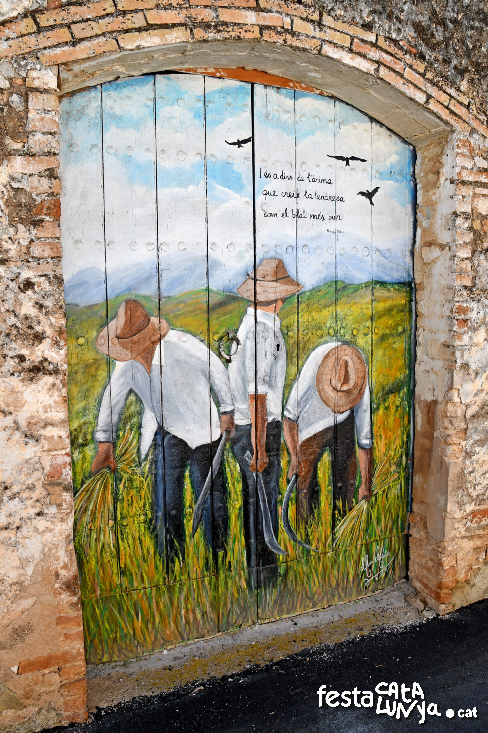 Mural La Sega - Bellvei