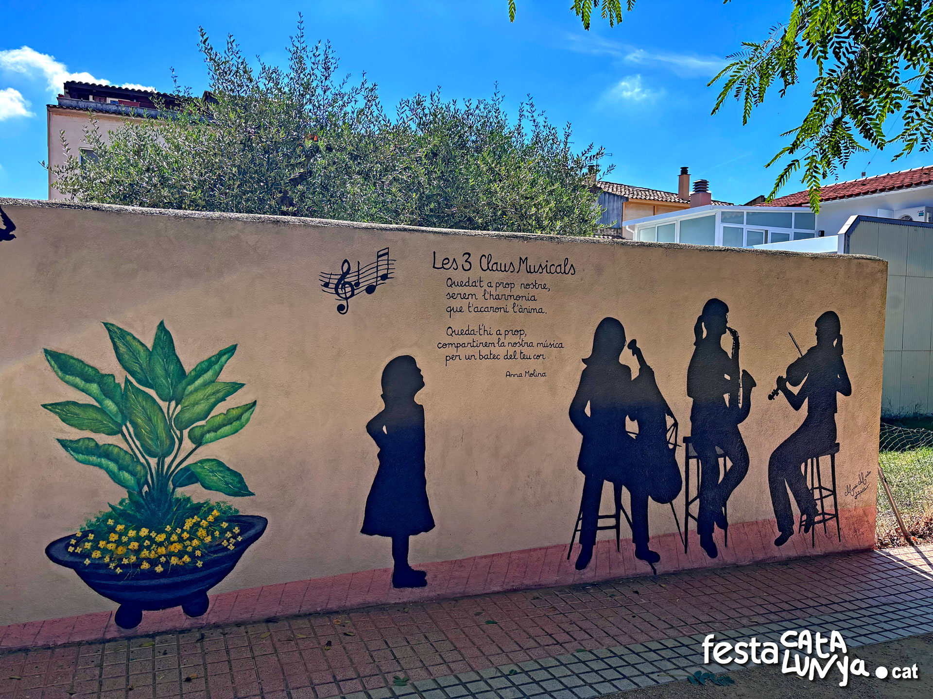 Mural Les Tres Claus Musicals - Bellvei