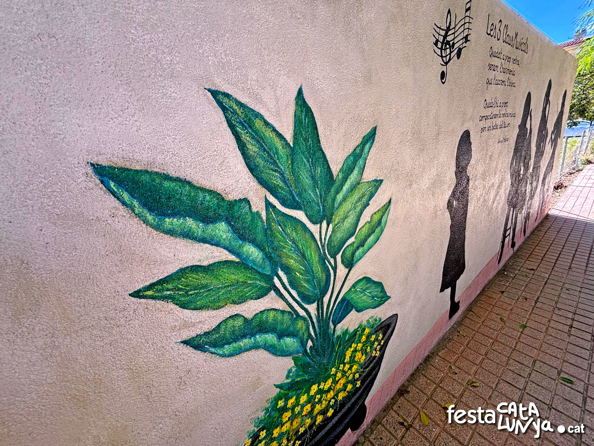 Mural Les Tres Claus Musicals - Bellvei