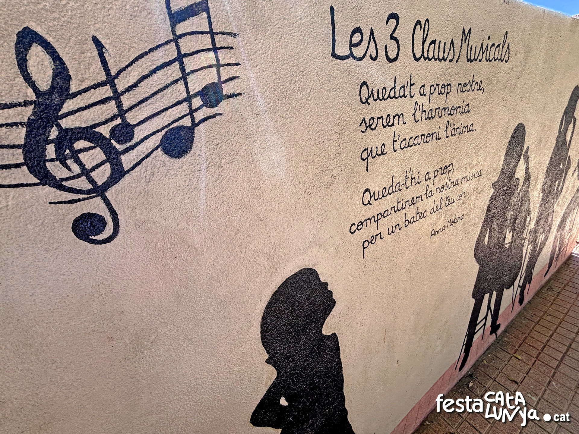 Mural Les Tres Claus Musicals - Bellvei