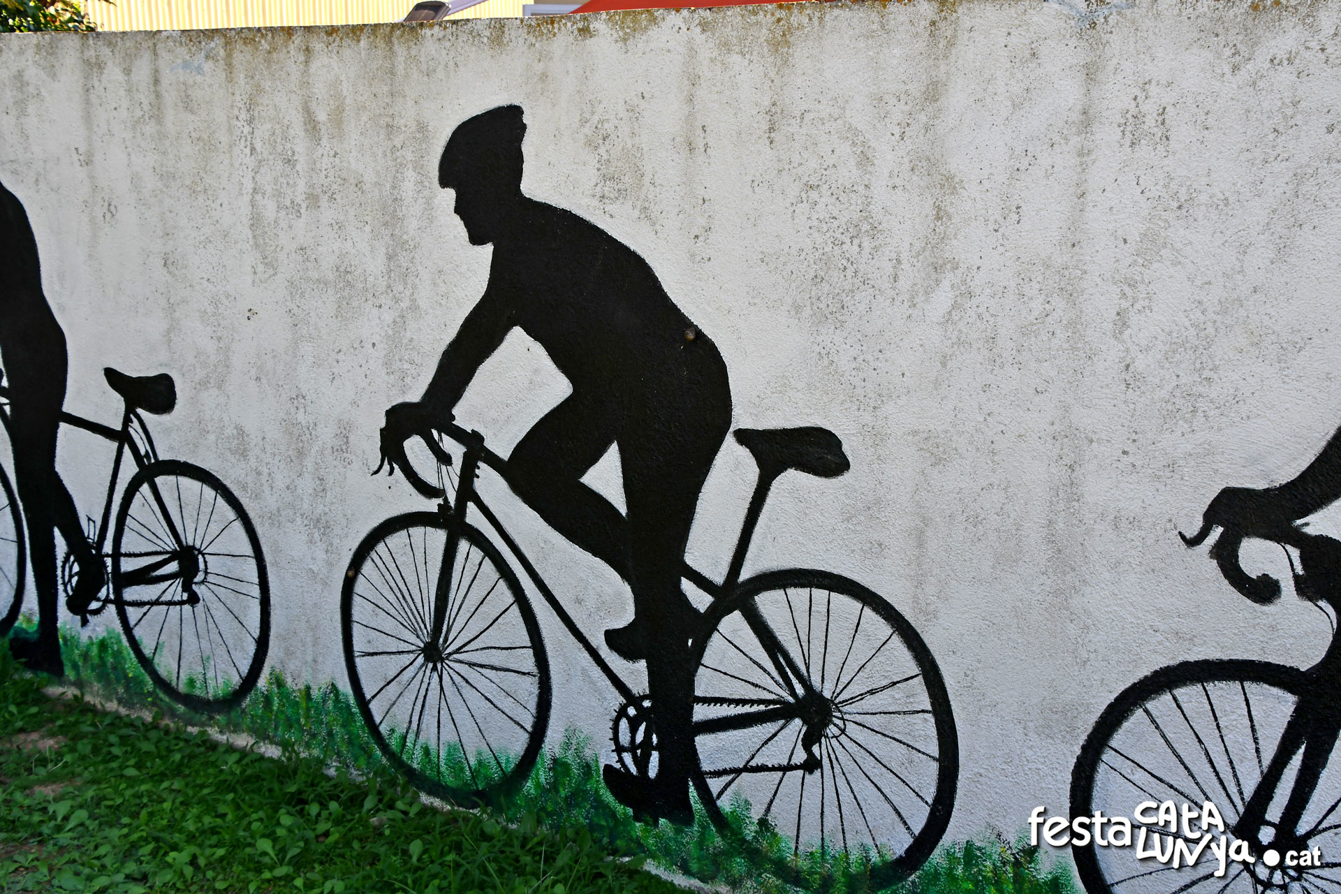 Mural Els Ciclistes - Bellvei