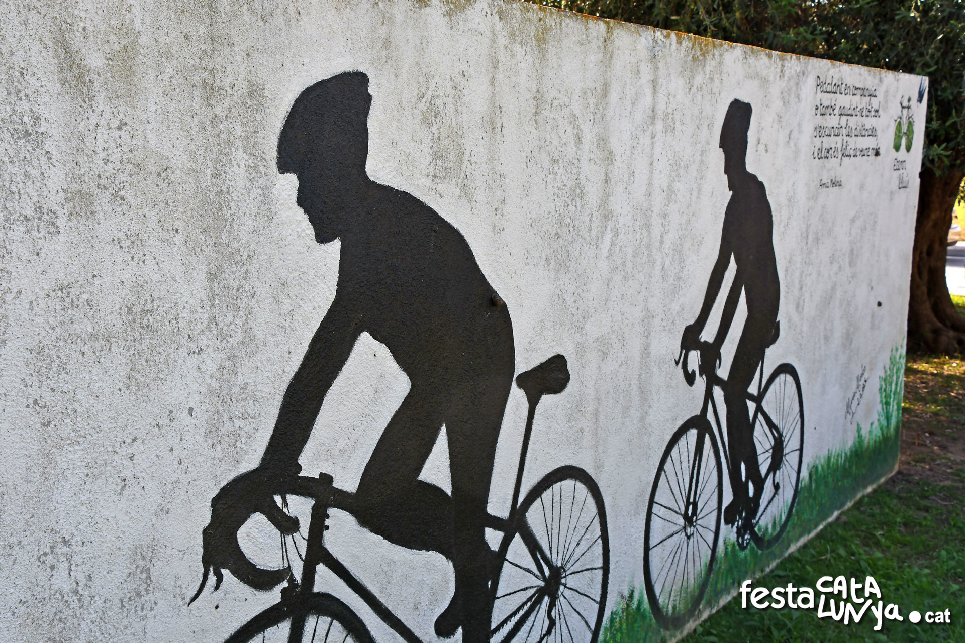 Mural Els Ciclistes - Bellvei
