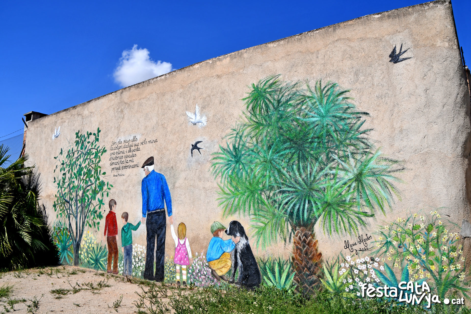 Mural L'Avi - Bellvei
