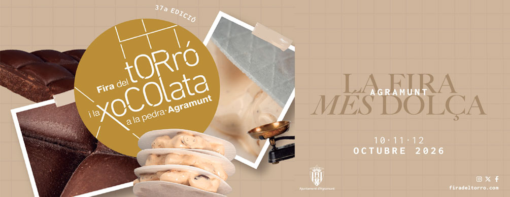 Banner de Agramunt - Fira del Torró i la Xocolata a la Pedra 2026