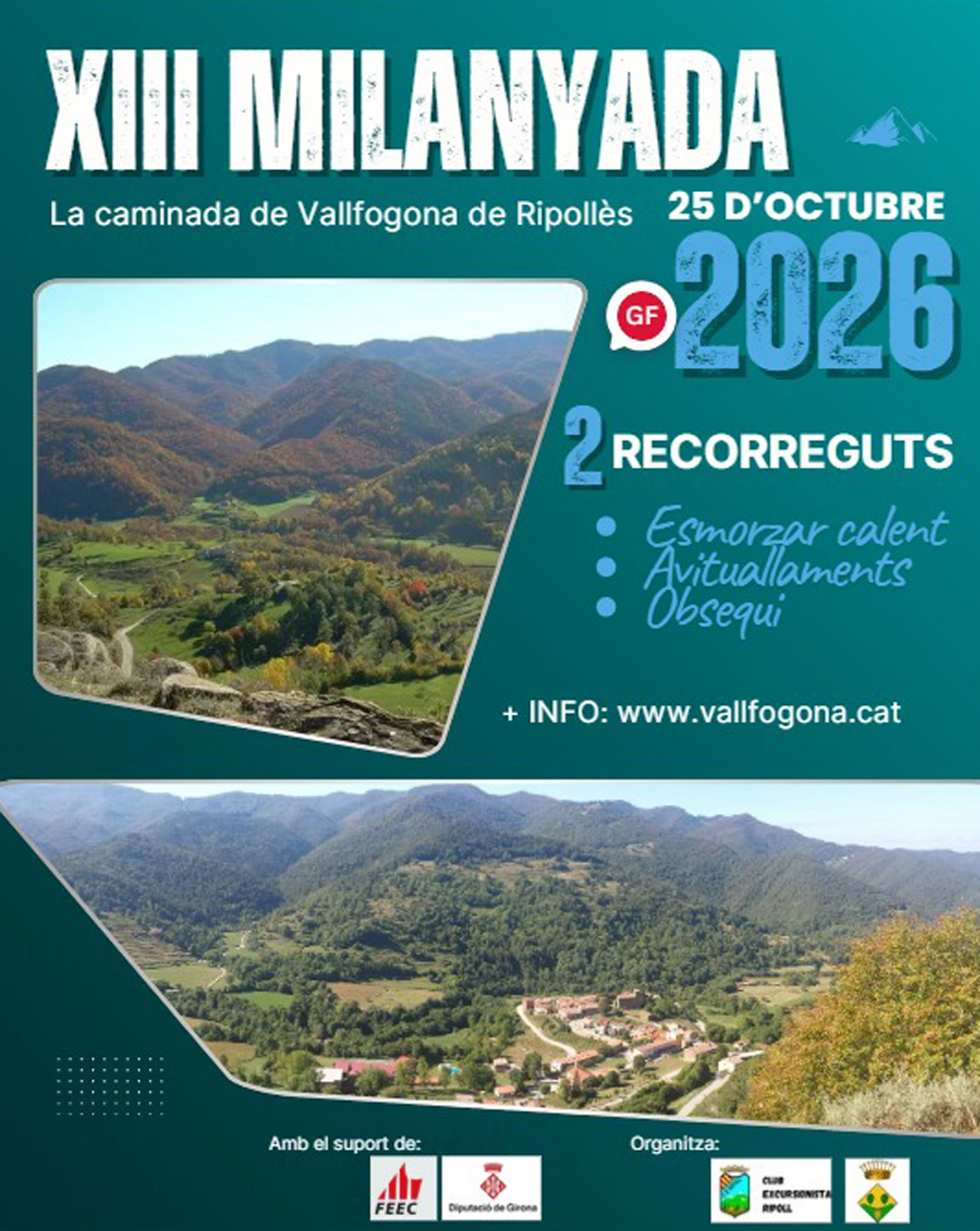 Milanyada, la Caminada Popular 2026 - Vallfogona de Ripollès