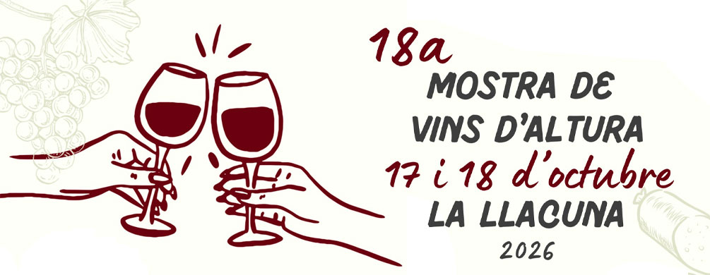 Banner de La Llacuna - Mostra de Vins d'Altura 2026