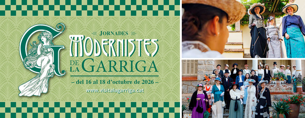 Banner de La Garriga - Jornades Modernistes 2026