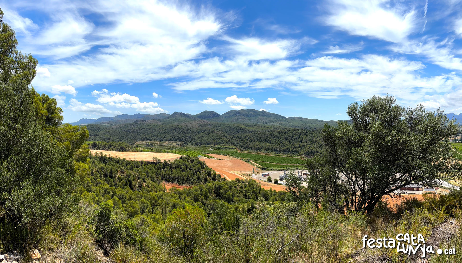 Mirador-Balcó sobre el riu Ebre des de la ciutat ibèrica del Castellet de Banyoles - Tivissa