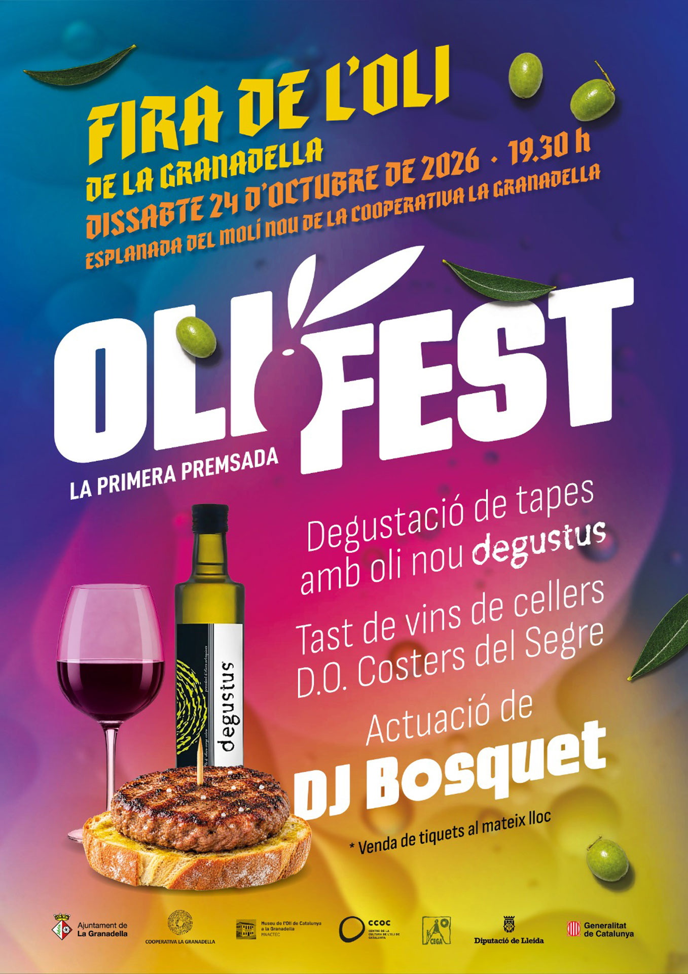 Fira de l'Oli -La Primera premsada. Oli, salut i gastronomia- 2026 - La Granadella