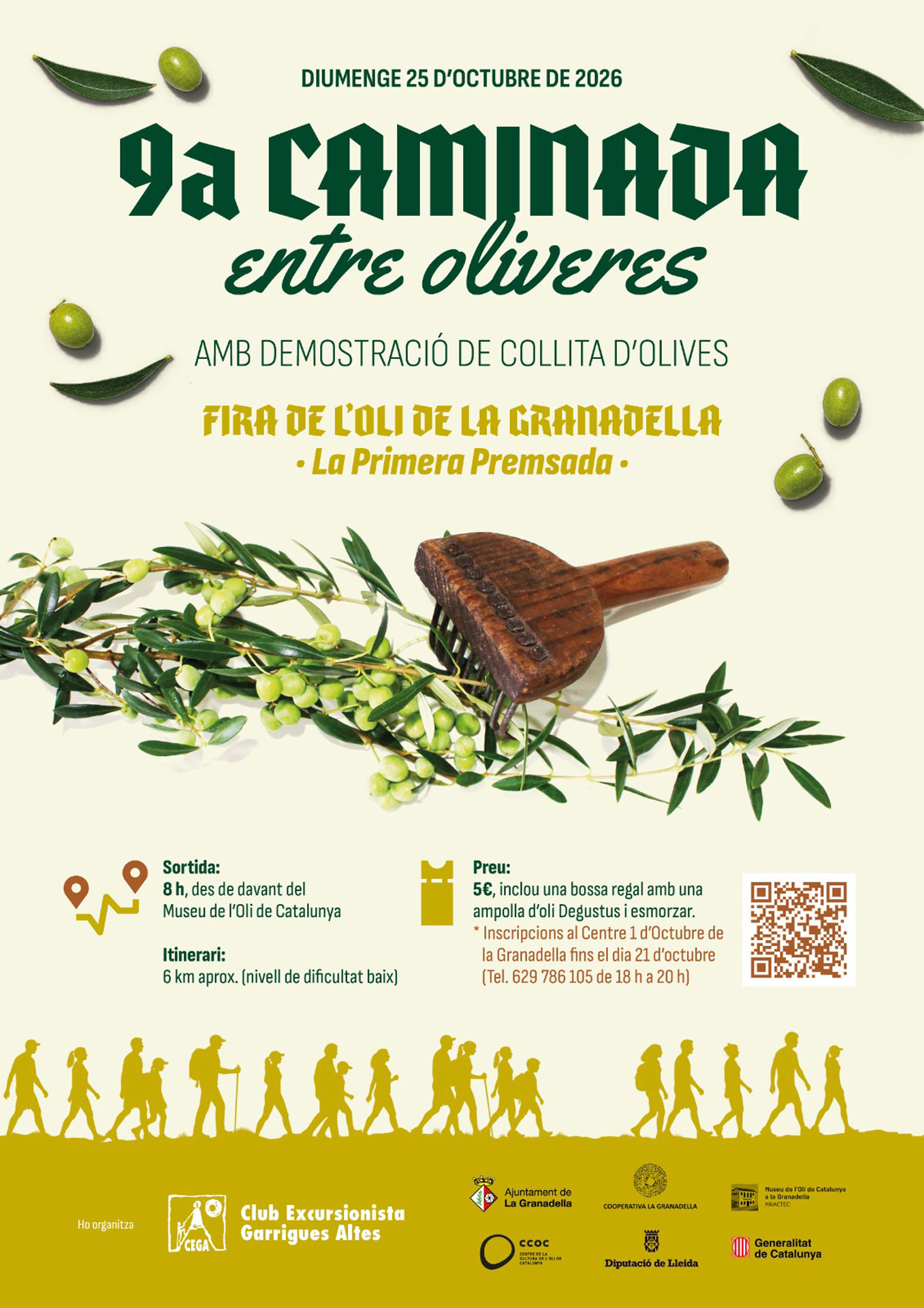 Fira de l'Oli -La Primera premsada. Oli, salut i gastronomia- 2026 - La Granadella
