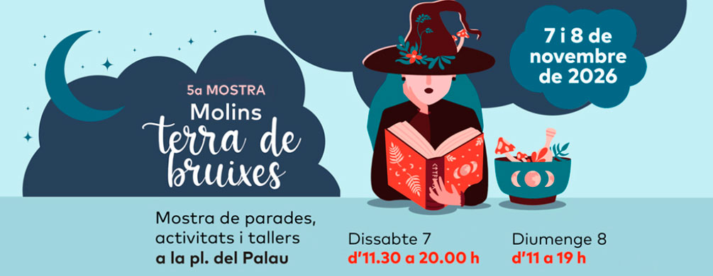 Banner de Molins de Rei - Mostra Terra de Bruixes 2026